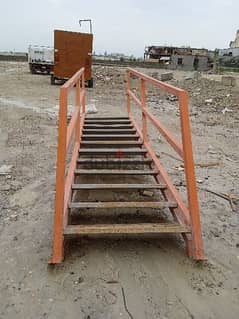 steel  landing stairs 0