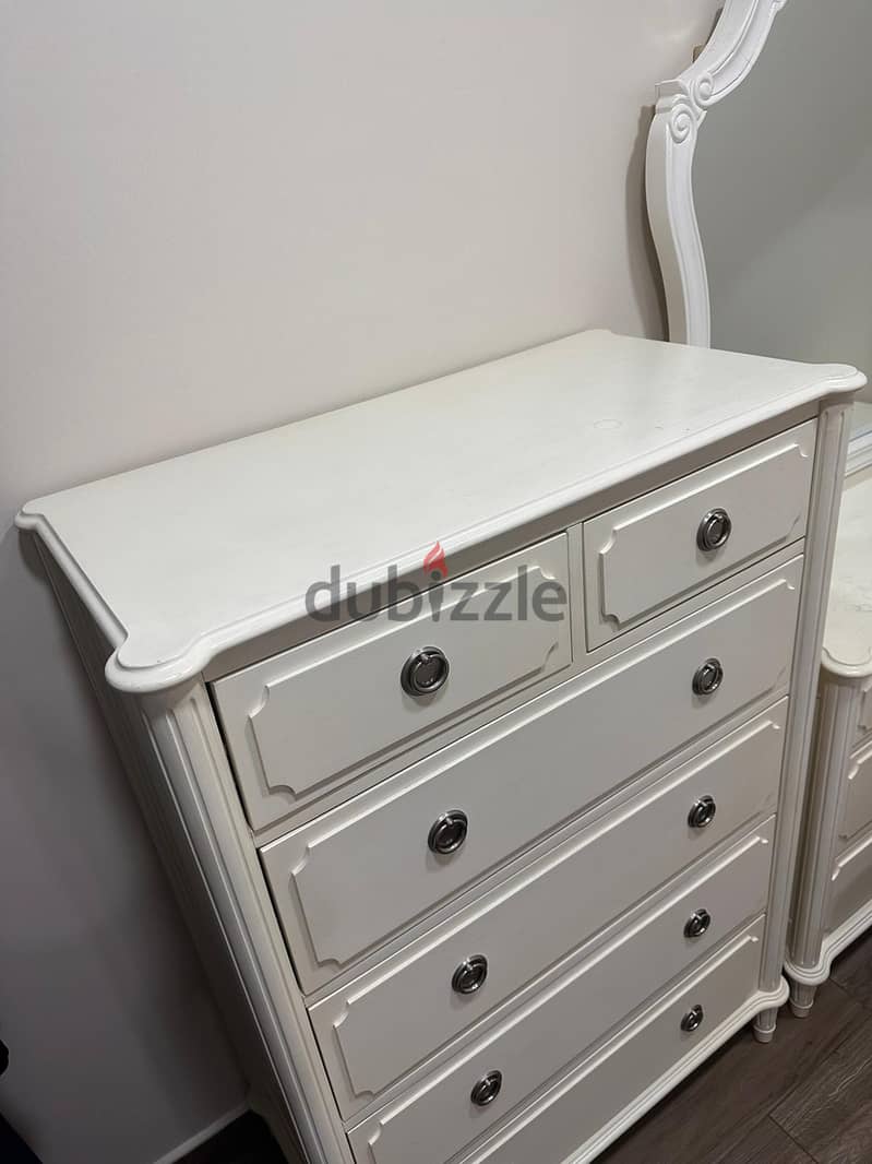 Drawers and dressing table with a stool. 150BHD 2