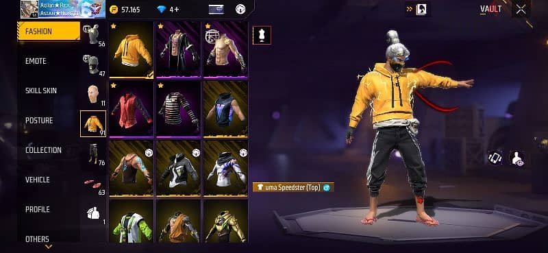 free fire account for sale only 15 bd 2