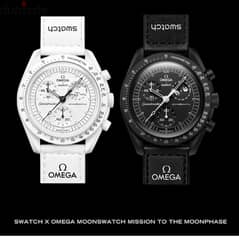 omega x swatch mission to moonphase snoopy