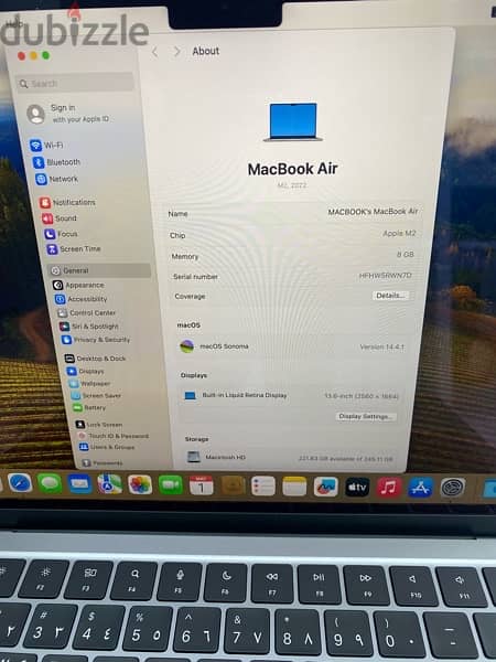 Used MacBook Air M2 256GB 3