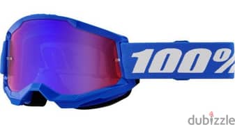 100% STRATA 2 Goggles - Offroad MX MTB Moto - MIRROR LENS 0