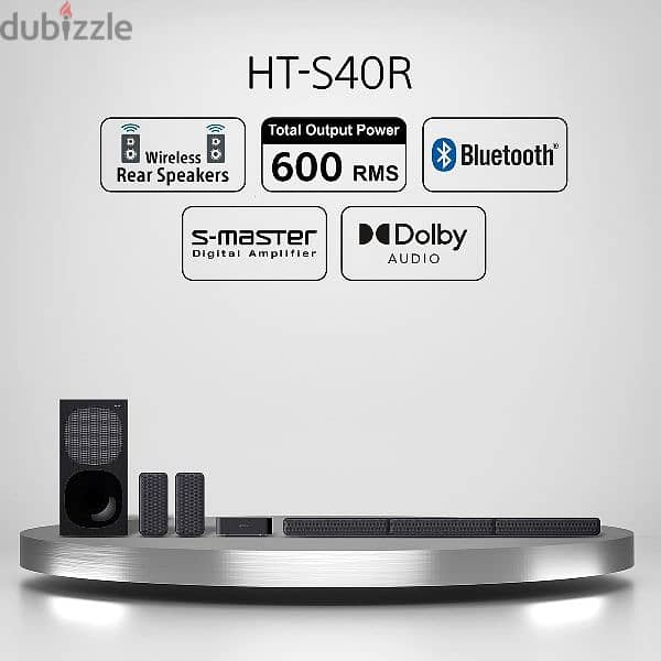 sony home theater HT- S40R 5.1 1