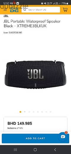 jbl xtreme 3 for sale exchange possible