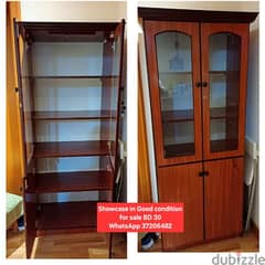 2door showcase and other items for sale with Delivery 0