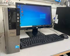 Dell Core i3 3.30Ghz Computer Set With 19" Monitor 8 GB Ram 500GB HDD 0