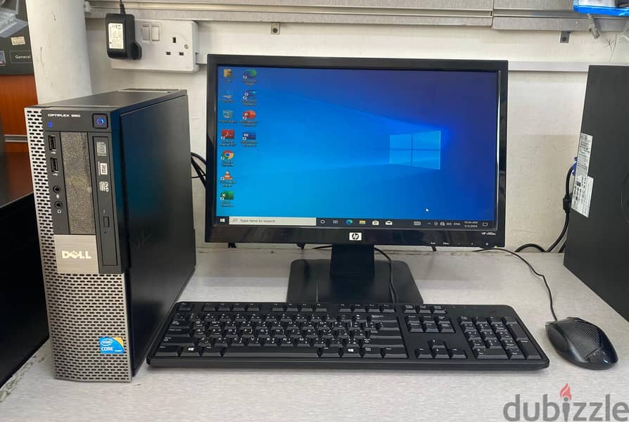 Dell Core i3 3.30Ghz Computer Set With 19" Monitor 8 GB Ram 500GB HDD 1