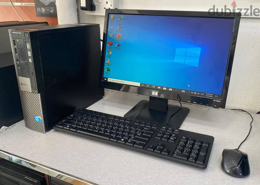Dell Core i3 3.30Ghz Computer Set With 19" Monitor 8 GB Ram 500GB HDD 2