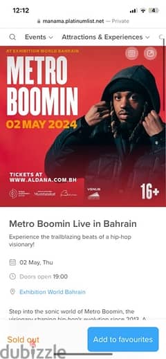 metro boomin ticket 02 may
