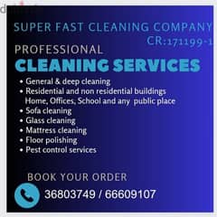 Cleaning Service 24/7 Available