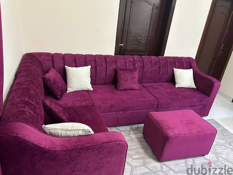 5 Seater Sofa Set With Coffee Table [Almost Brand New] 2