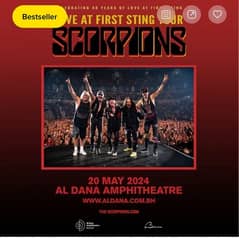Scorpions Golden Circle 4 tix