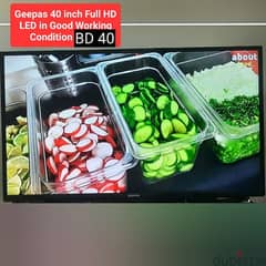 Geepas tv and other items for sale with Delivery 0