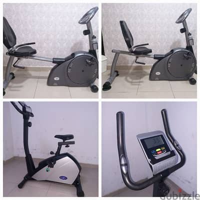 Heavy duty seated exercise bike