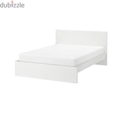 ikea king size white bed 0