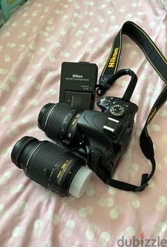 Nikon D5100 with extra lens