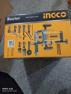Ingco router 220w + orbital sander for sale