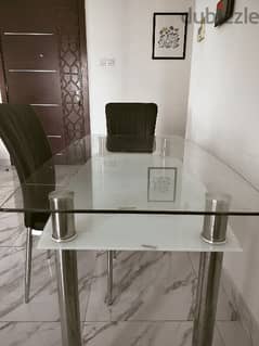 Home centre Glass table and chairs