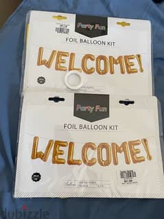 new ballons both for 1 dinar only ! 0
