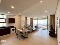 Stylish luxurious 1BR apartment for rent/ewa/municipality tax/pool/gym 0