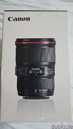 عدسة جديدة Canon 16-35mm lens
