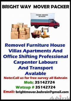 House Mover Packer Bahrain Carpenter Delivery Call Us 35142724