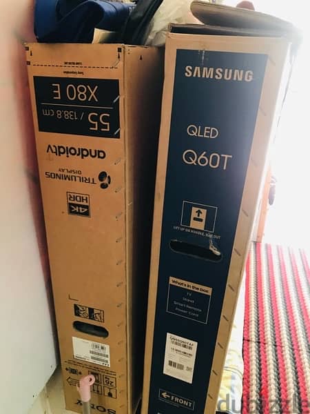 55" 50" empty box available 6 bd 1