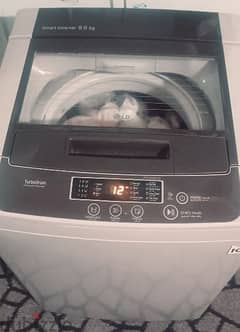 LG fully Automatic smart inverter washing machine.