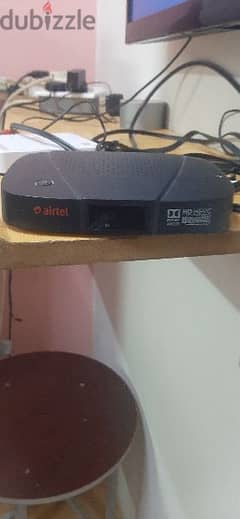 airtel hd recever rarely used. . like new