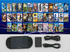 ps vita 64gb with 30 games now