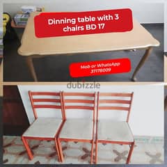 Dinning table and other household items for sale with delivery 0