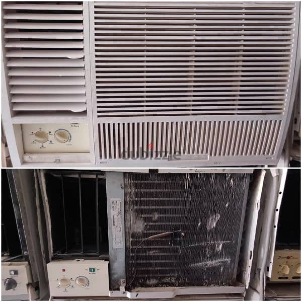 Split ac window accc forr sale with fixing 6