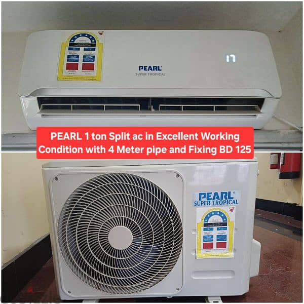Split ac window accc forr sale with fixing 15