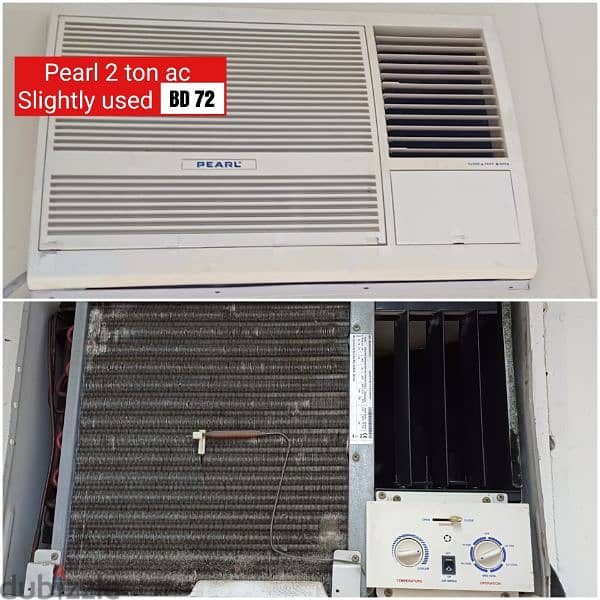 Split ac window accc forr sale with fixing 17