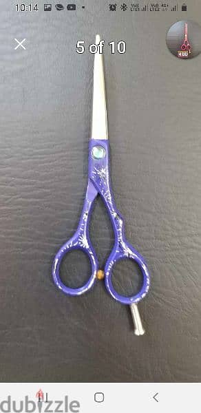 Beauty items . saloon scissors are available for sale . 6