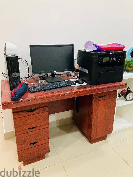 Wooden Computer Table for Urgent Sale BD 30 1