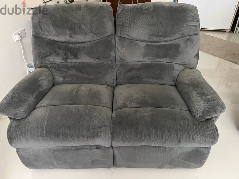 Seater Fabric Recliner Sofa 1