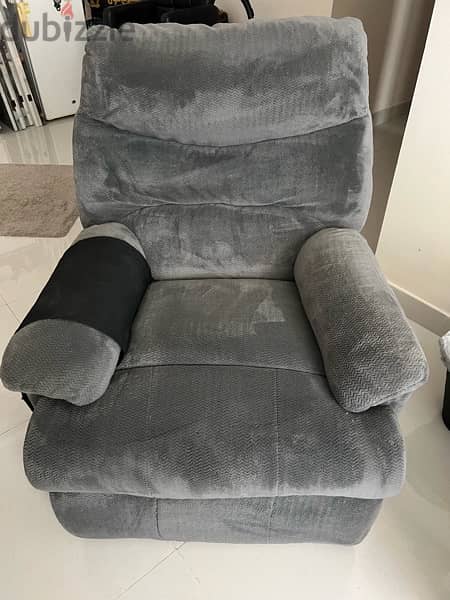 Seater Fabric Recliner Sofa 2