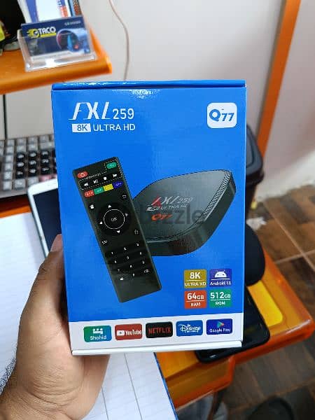 4k Android TV BOX Receiver/TV channels Without Dish/Smart TV BOX 0