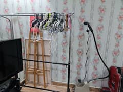 clothes hanger stand