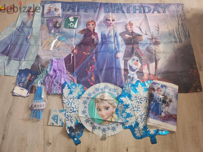 Party Supplies-Birthday decorations (Minnie, Frozen, Muppets Babies) 6