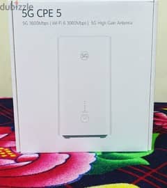 STC 5G cpe 5 wifi 6(3600mbps)and like new condition. . . . . 0