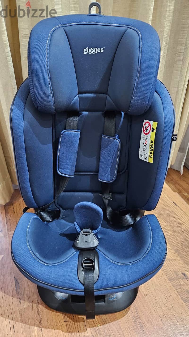 Giggles Orbit fix 360° degrees adjustable Baby car seat 2