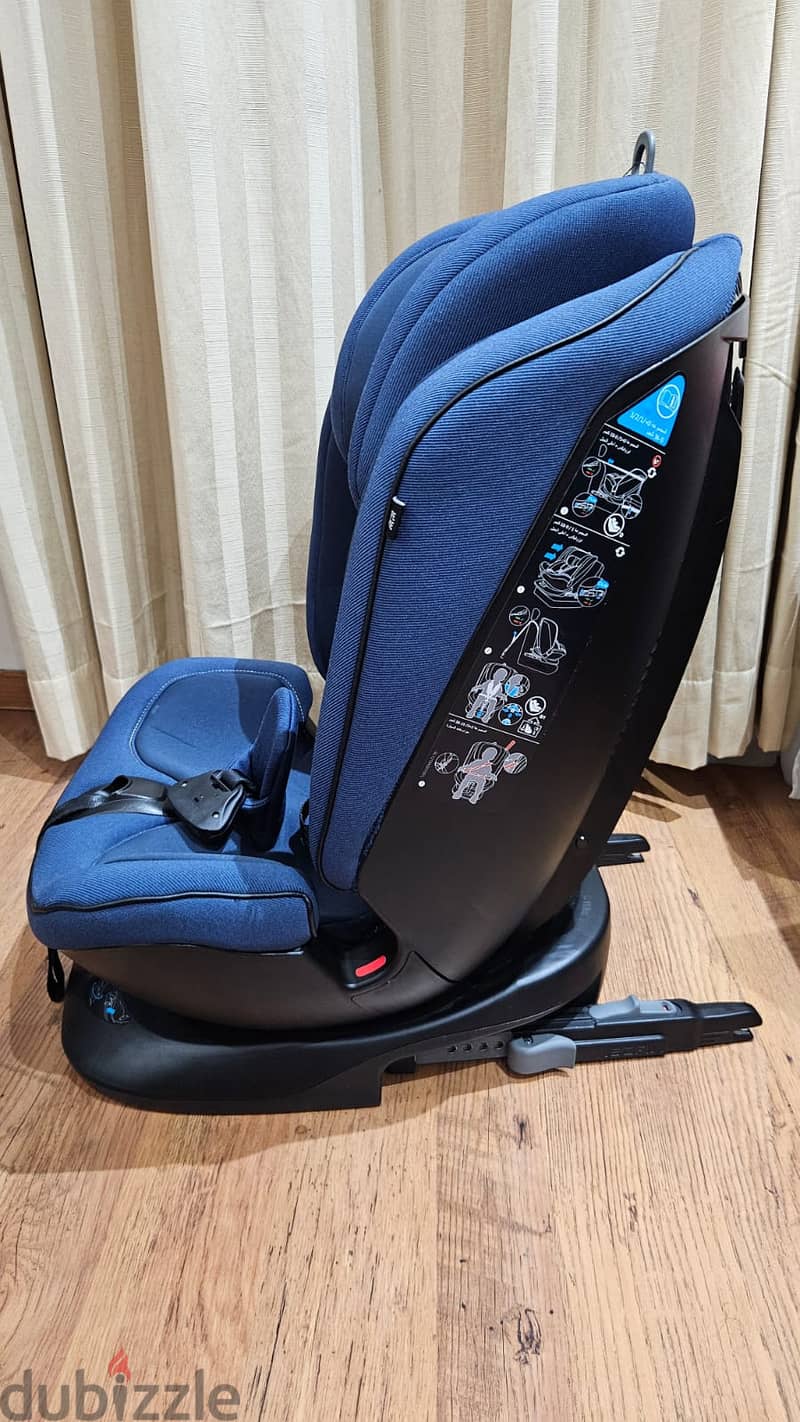Giggles Orbit fix 360° degrees adjustable Baby car seat 8