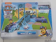 Kids Toy - Paw Patrol Die-Cast Police Rescue Set Chase (New)