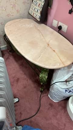 Marbletop coffee table set