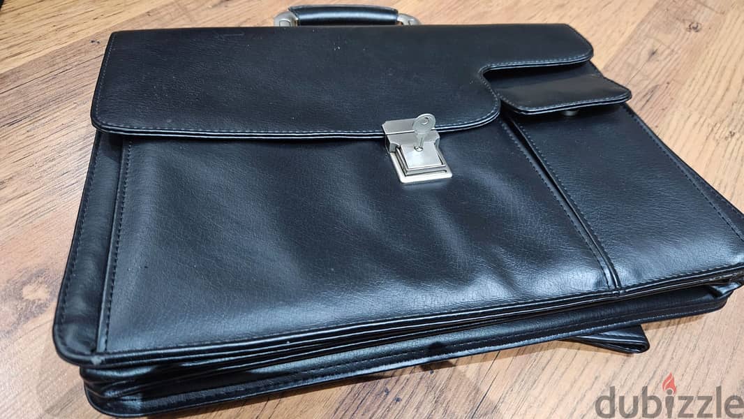 Men's Briefcase, black (New) 1