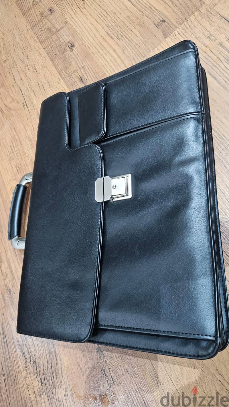 Men's Briefcase, black (New) 2