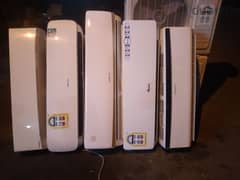 split AC for sale with fixing good condition good working 1.5ton 2ton 0