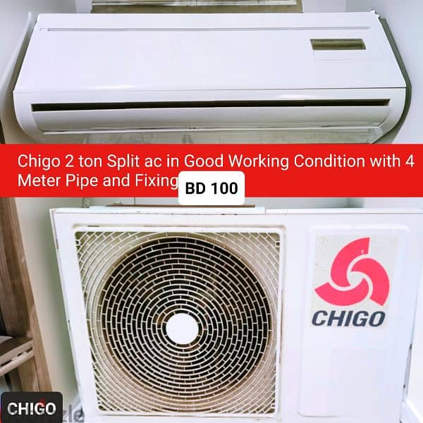 Classpro 1.5 ton split ac and other acss for sale with fixing 5